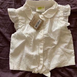 12-18 months white blouse